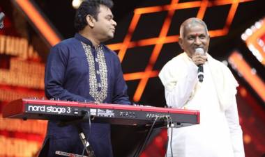 எனக்கும் இளையராஜாவிற்கும் இருக்கும் ஒரே கெட்ட பழக்கம் ....................ஏ.ஆர்.ரஹ்மான் ஆரவார பேச்சு