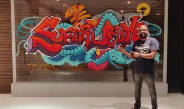 Super Deluxe Graffiti installation Stills