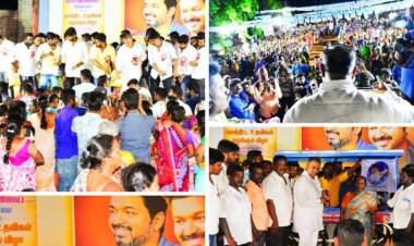 12 லட்சம் மதிப்புள்ள நலத்திட்ட உதவிகளை வழங்கிய தளபதி விஜய் மக்கள் இயக்கம் !