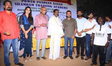 பாண்டியன் மாஸ்டர் நடத்திய சிலம்பம் பெல்ட் கிரடிங் நிகழ்ச்சி