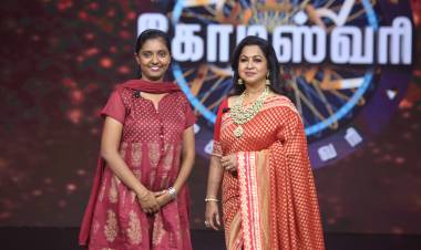 Witness the dream of Valli Kannu being fulfilled on the first episode of the much-awaited game show “Kodeeswari”