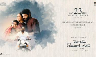 A Live Musical Performance by Sid Sriram at Trailer Launch of Vaanam Kottatum at Sir Mutha Venkatasubbarao Concert Hall at 6PM on Jan 23