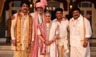 Amitabh and Jaya Bachchan spotted with Tamil Superstar Prabhu Ganesan at Kalyan Jewellers ad shoot in Mumbai
