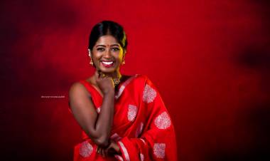 Latest Photoshoot Stills of Talented Actress @SaranyaRavicha7