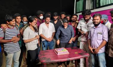 Actress @aishu_dil's #ThittamIrandu team is celebrating the overwhelming response of #KaPaeRanasingam 