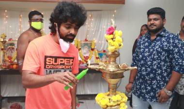 Work on GV Prakash's romantic thriller film begins with pooja