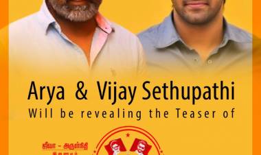 @arya_offl & @VijaySethuOffl will be revealing the teaser of #KalathilSandhippom tomorrow @ 6 PM !