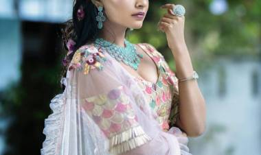 The Modish Photoshoot Stills Of Actress #Abarnathi Flaming In Extreme Elegance & Grace. 