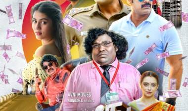 Here is the first look of #SundarC ’s #NaangaRombaBusy @SunTV  