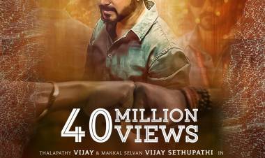 #MasterTeaserHits40MillionViews  @actorvijay @VijaySethuOffl @Dir_Lokesh @XBFilmCreators 