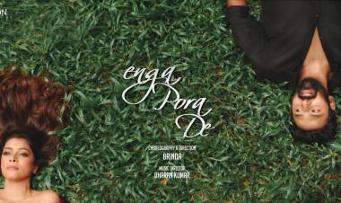 Here’s the First look of  #DadSon Pictures presents  #EngaPoreDe  *ing @imKBRshanthnu & @KikiVijay