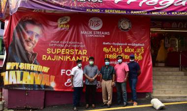 சூப்பர்ஸ்டார் ரஜினிகாந்தின் பிறந்தநாளை முன்னிட்டு மாலிக் ஸ்ட்ரீம்ஸ் கார்ப்பரேஷன் சார்பில்  மலேசியாவில் மாபெரும் அன்னதானம்!
