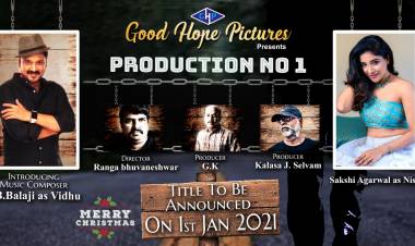 #GoodHopePictures proudly announces its lead actors  @itsmevidhu and @ssakshiagarwal for their #productionno1 on this spl day.