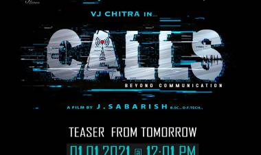A New Year Special Release From Late Actress #VJChitra's #Calls, Teaser To Be Unvieled Tomorrow At 12:01 Pm!
