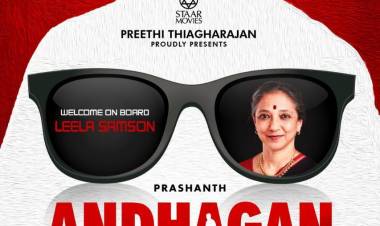 #LeelaSamson on Frame in #StaarMovies Production  @actorprashanth