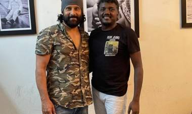கர்ணன் படம் பார்த்துவிட்டு இயக்குனரை வீடு தேடி சென்று பாராட்டிய நடிகர் விக்ரம்  #ChiyaanVikram