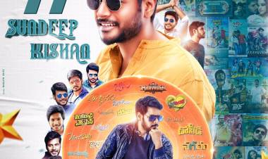 Here is the special poster to celebrate 11 glorious years of talented Hero @sundeepkishan in the film industry