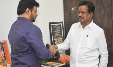 @actorprashanth met producer Sri.Dhanu @theVcreations & Director Mariselvaraj @mari_selvaraj & congratulated them for their stupendous success of the movie KARNAN