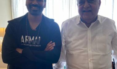 Sekhar Kammula And Producers Of Sree Venkateswara Cinemas LLP Meet Superstar Dhanush