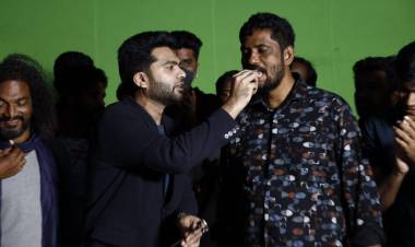 Finally, its a wrap!    @SilambarasanTR_  @vp_offl @sureshkamatchi 