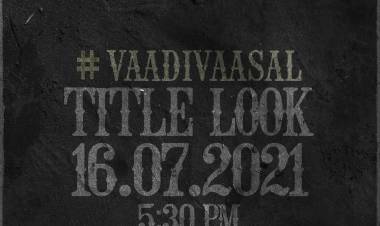 #Vaadivaasal Title look Will be out on Tomorrow at 5.30Pm.