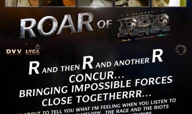 Here are the lyrics of #RoarOfRRR Rap