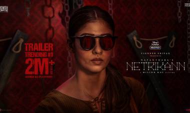 Ajmal is back! sets Netrikann trailer on fire !!