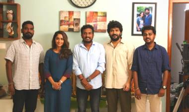 This cute Romance Drama webseries titled #AkashVaani shoot started today with simple Pooja following COVID protocol & norms