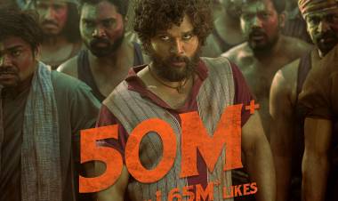 The WILDEST SONG OF THE YEAR is truly taking us on a wild ride!  50M+ Views with 1.65M+ Likes for #PushpaFirstSingle