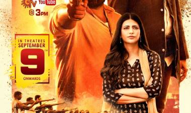 #MakkalSelvan @VijaySethuOffl's #Laabam trailer will release on Today @ 3 PM.