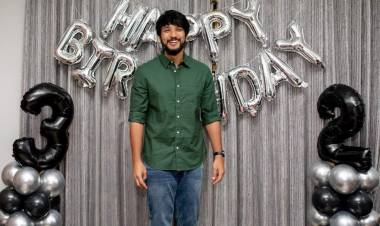Birthday Celebration with family @Gautham_Karthik 