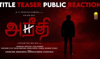 Aneethi - Title Teaser Reaction Video