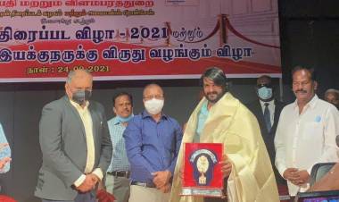 I am very happy to have received Best Film Puducherry State Award ‘Sri Sankaradoss Swamigal’ award for ‘Thaen’.