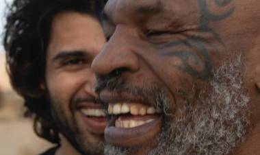 Legend Mike Tyson, Liger Vijay Deverakonda Met Face To Face For USA Schedule