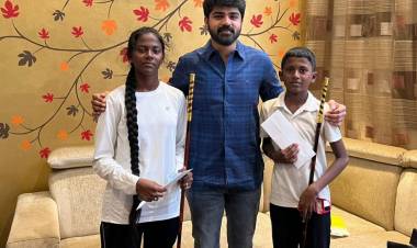நடிகர் ஷிரிஷ், சிலம்ப விளையாட்டு வீரர்கள், சர்வதேச போட்டியில் பங்குகொள்ள உதவி செய்துள்ளார் !