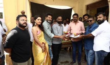 படப்பிடிப்புடன் தொடங்கிய பிரபுதேவாவின் ‘ரேக்ளா’