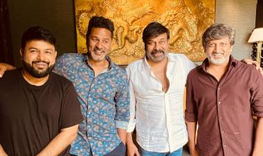 மெகா ஸ்டார் சிரஞ்சீவி- சல்மான் கான் ஆகியோரை ஆட்டுவிக்கும் 'நடனப்புயல்' பிரபுதேவா