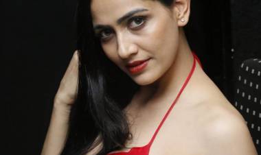 Emblazoned with colour red @komalsharmaj looks absolutely stunning and fierce in her latest photo shoot. 