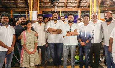 “SURIYA-42” shooting commenced today at Chennai.