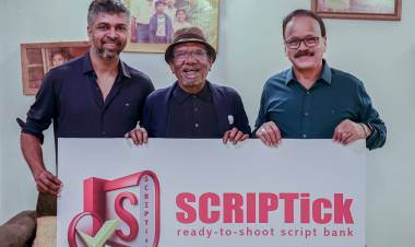 திரையுலக வரலாற்றில் ஒரு புதிய தொடக்கமாக ‘ஸ்கிரிப்டிக்’ (SCRIPTick) திரைக்கதை வங்கியை (Script Bank) தொடங்கியுள்ள மதன் கார்க்கி மற்றும் கோ. தனஞ்ஜெயன். 