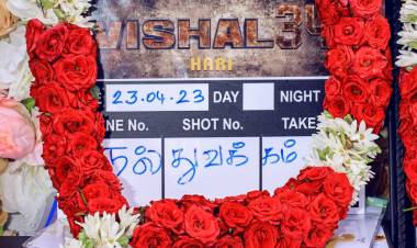 Stonebench Films and Zee Studios South to jointly produce and bring back successful combination of Vishal and director Hari after previous successes, 'Thaamirabharani' and 'Poojai'