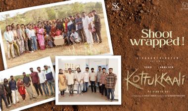 Sivakarthikeyan Productions in association with The Little Wave Productions presents ‘Koozhangal’ fame P.S.Vinothraj directorial  Soori-Anna Ben starrer “Kottukkaali” shooting wrapped up 