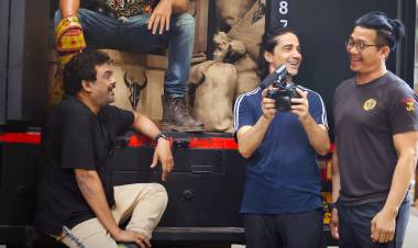 Ustaad Ram Pothineni, Puri Jagannadh, Charmme Kaur, Puri Connects Double iSmart Regular Shoot Commences In Mumbai With A Massive Action Sequence