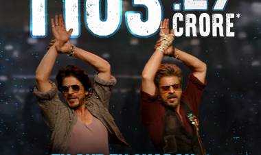 Jawan became the first Hindi film in the history of Indian cinema to cross 1100 Cr.! Collected 1103.27 Cr. gross worldwide!