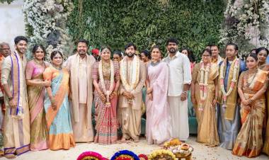 இன்று நடைபெற்ற இயக்குநர் ஷங்கரின் மகள் ஐஸ்வர்யா ஷங்கர் - தருண் கார்த்திகேயன் திருமணத்தில் கலந்து கொண்டு வாழ்த்திய நயன்தரா - விக்னேஷ் சிவன் தம்பதி.