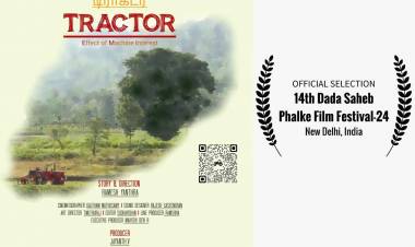 Tractor, a Tamil movie without a background score, has been selected for the 14th Dada Saheb Phalke Film Festival.