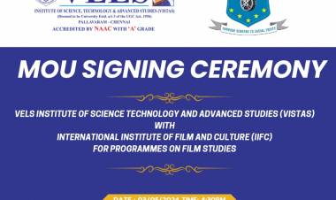 Director Vetrimaaran's IIFC signs MoU with Vels University for courses on film studies
