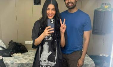 ஹைதராபாத்தில் நடக்கும் ஆத்வி சேஷின் பான்-இந்தியா அதிரடித் திரைப்படமான 'டகோயிட்' படப்பிடிப்பில், நடிகை ஸ்ருதி ஹாசன் இணைந்துள்ளார் !!