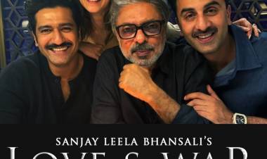 இந்தியாவின் மிகப்பெரிய காதல் காவியம் “லவ் & வார்”. 2027 ஜனவரி 21 வெளியீடு !!