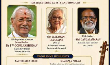 G. Devarajan Master Award 2026